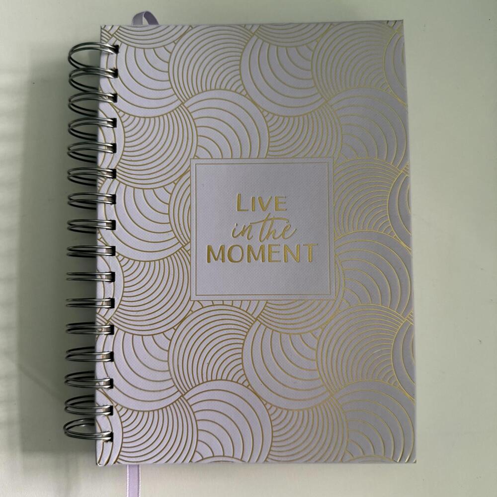 Live in the Moment Guided Journal with Stickers